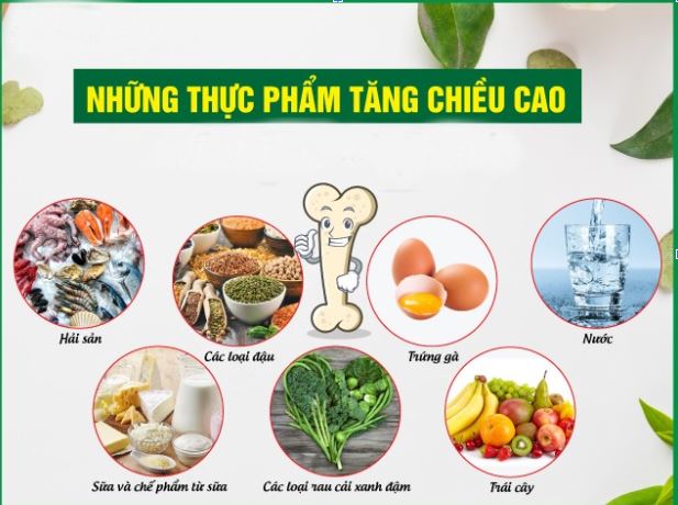 Thực phẩm giàu chất dinh dưỡng để tăng chiều cao tuổi dậy thì